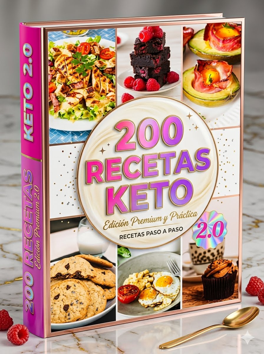 200 Recetas Keto Comidas Saludables y Postres Deliciosos